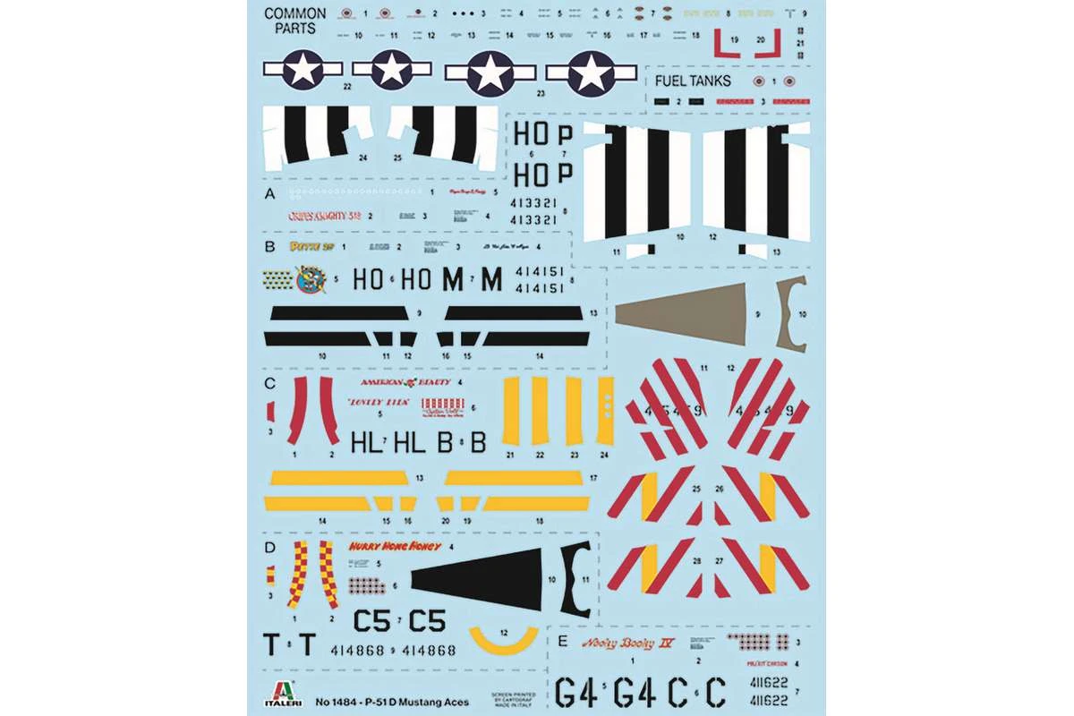 P-51D Mustang WWII Aces 1/72 - 2