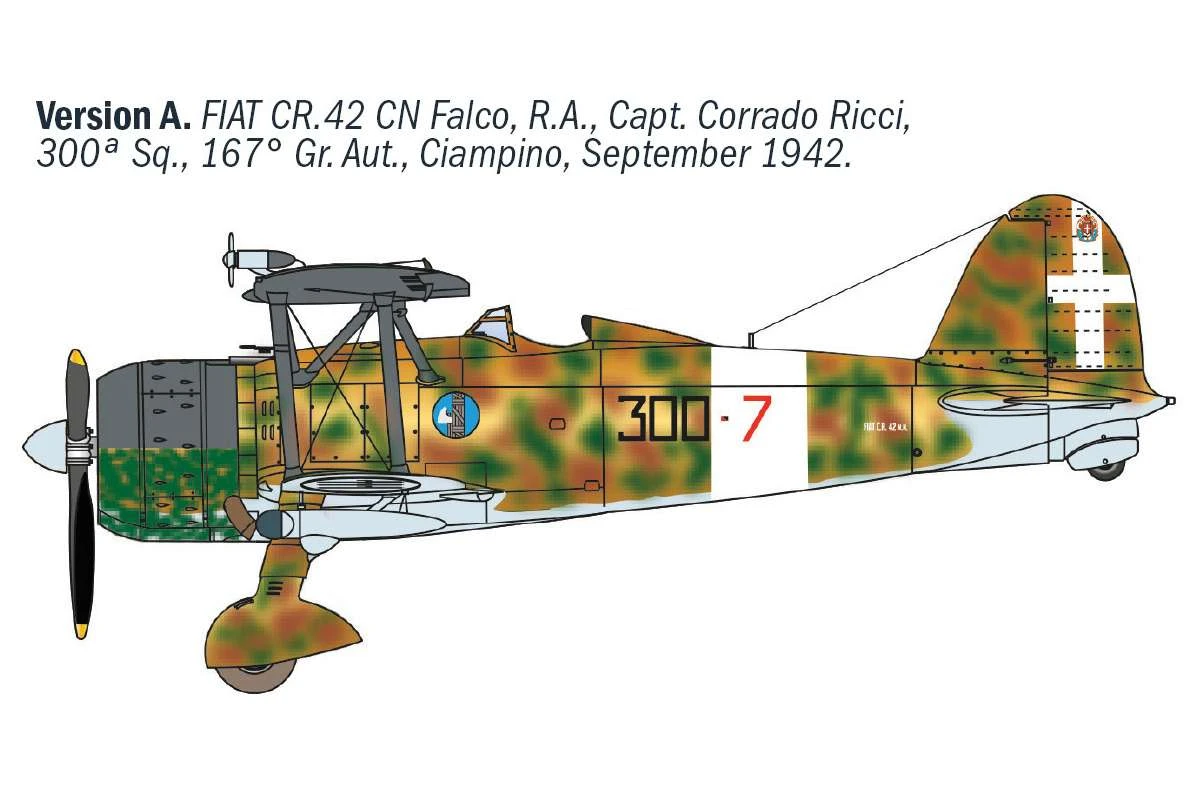 Fiat CR.42 CN 'Falco' Night Fighter 1/72 - 3