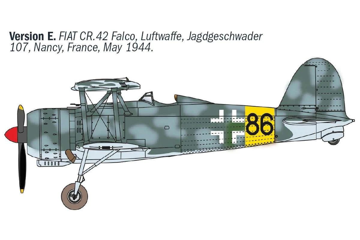 Fiat CR.42 CN 'Falco' Night Fighter 1/72 - 7