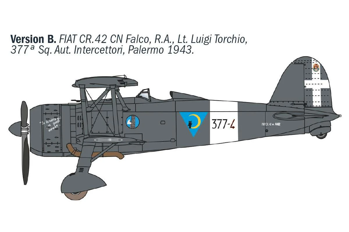 Fiat CR.42 CN 'Falco' Night Fighter 1/72 - 4