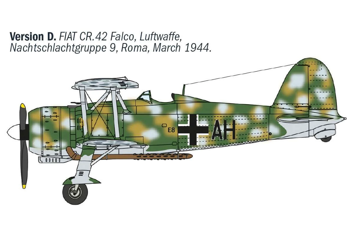 Fiat CR.42 CN 'Falco' Night Fighter 1/72 - 6