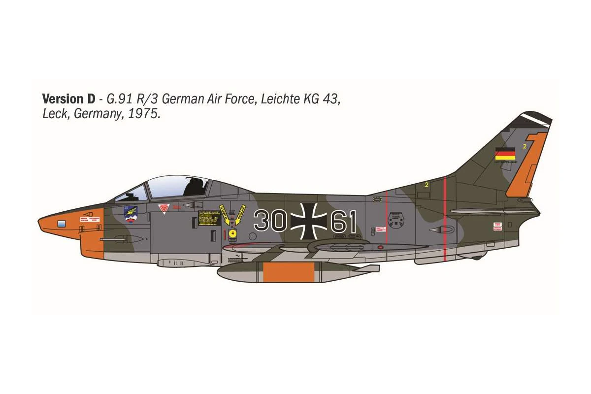 G.91 R1/R3 'Gina' 1/48 - 6