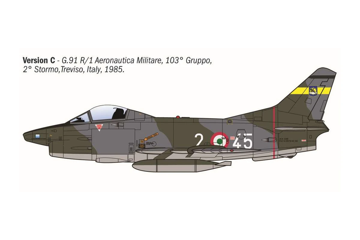 G.91 R1/R3 'Gina' 1/48 - 5