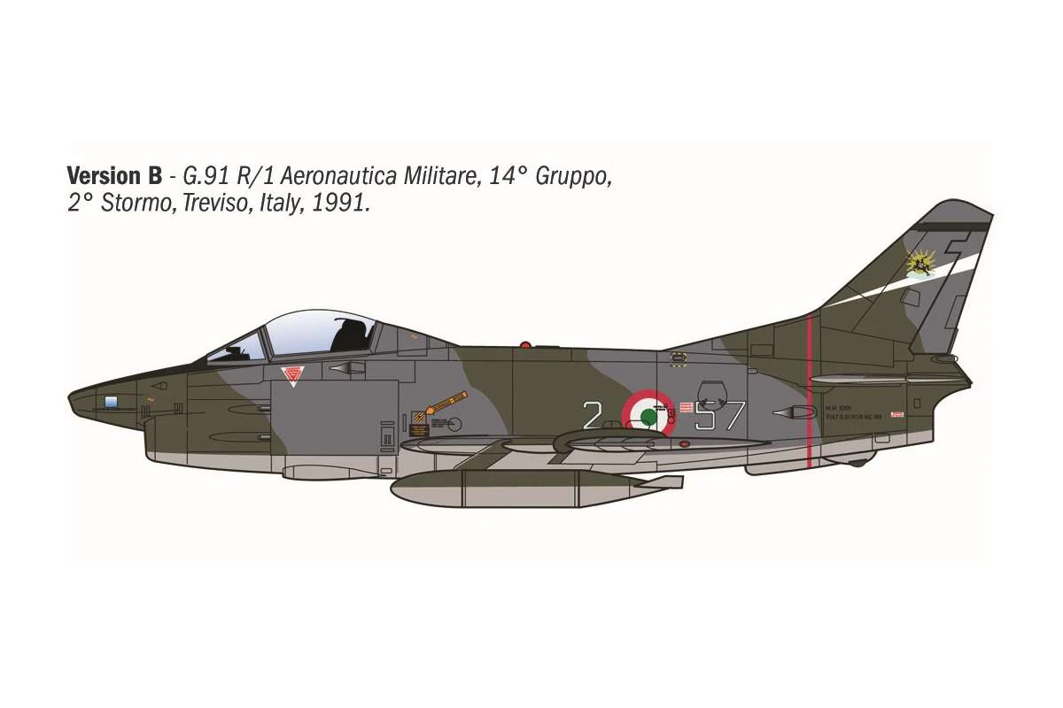 G.91 R1/R3 'Gina' 1/48 - 4