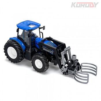 Tractor with Front End Loader Bale Clamp RTR 1:24