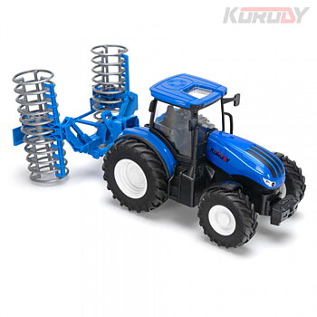 Tractor with Rear Flattener RTR 1:24