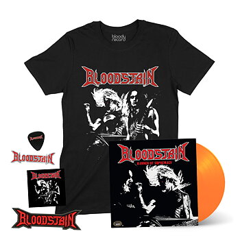 BLOODSTAIN - LIES BLEEDING THROUGH / BANNER OF SUPREMACY (12" VINYL) SIGNED - BUNDLE!