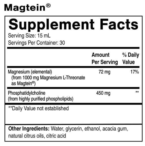 Quicksilver Scientific Liposomal Magtein – Magnesium L-Treonat - 2