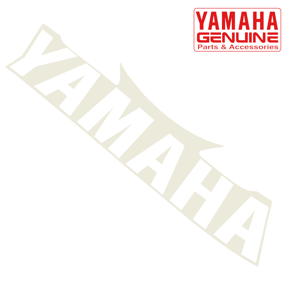 Decal Undercover White Yamaha - Aerox - OEM