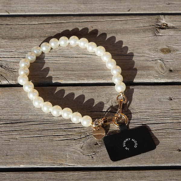In Sunny Mood -  Milla Deco Wristlet Pearl Gold 14 mm