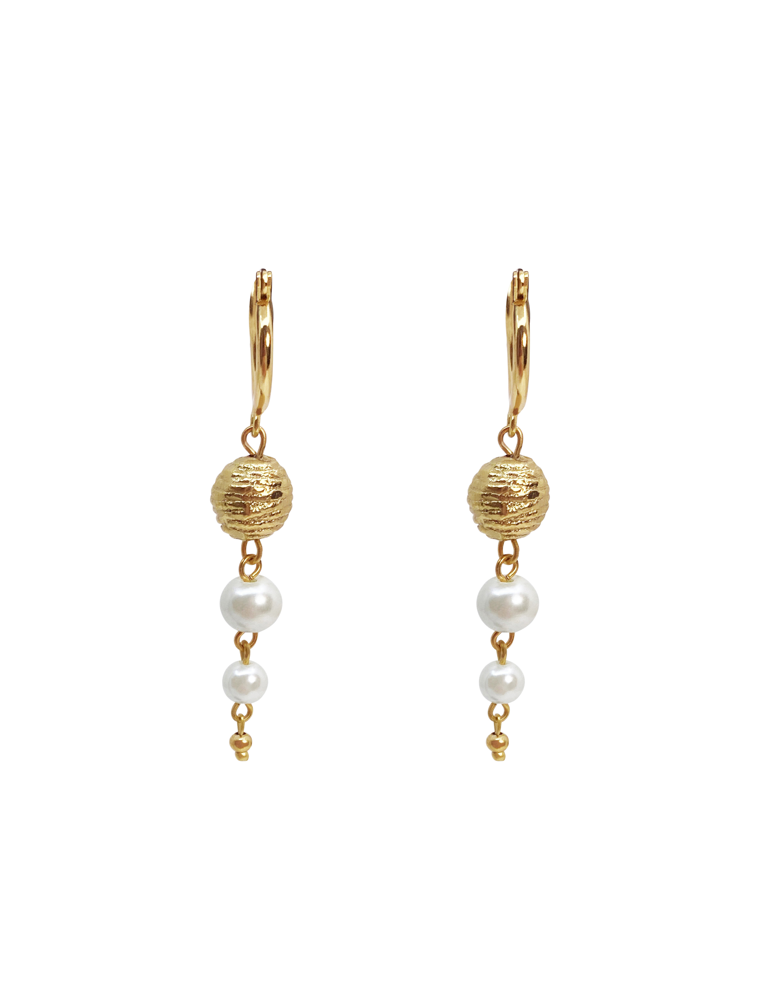 MIRA TRIO EAR PEARL GOLD