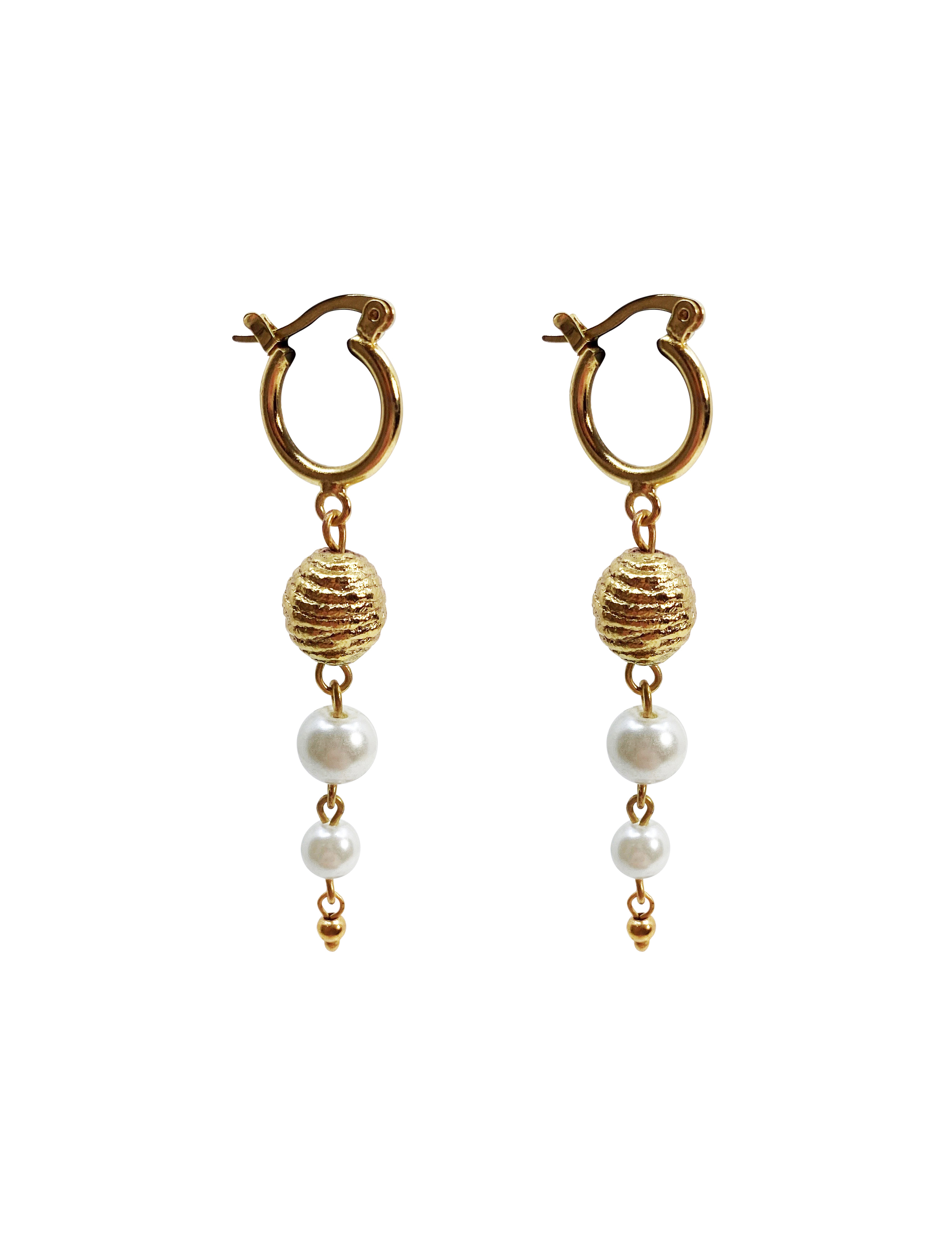 MIRA TRIO EAR PEARL GOLD