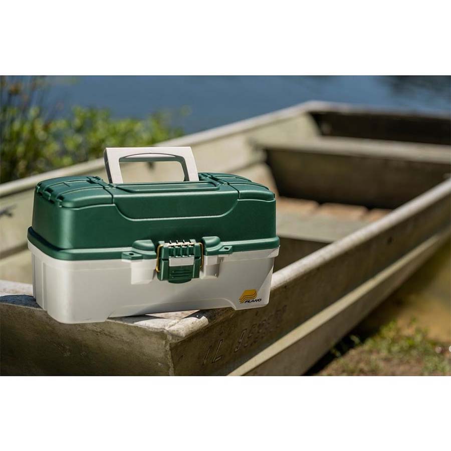 3 TRAY MTLC GREEN/OFF WHITE - 4