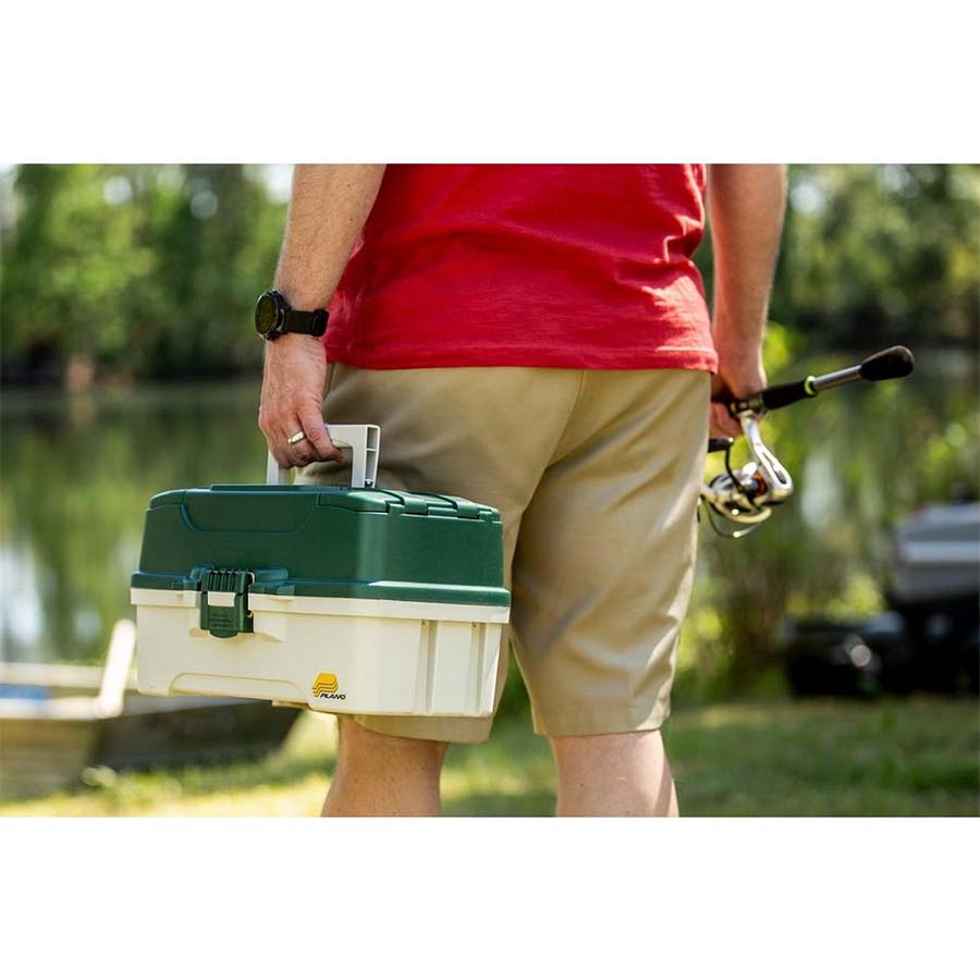3 TRAY MTLC GREEN/OFF WHITE - 3
