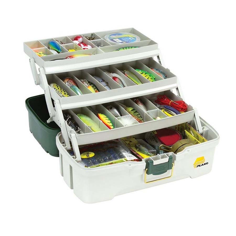 3 TRAY MTLC GREEN/OFF WHITE - 2