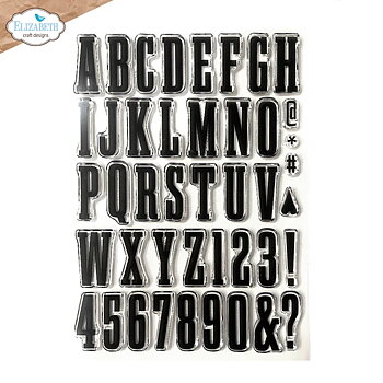 Elizabeth - Clear stamps - Bold Alphabet