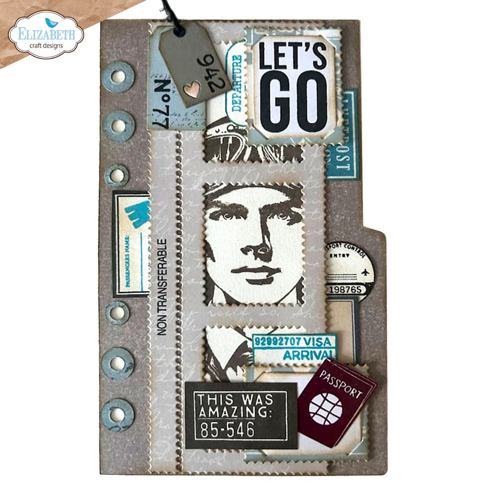 Elizabeth - Clear stamps - Travel Journal - 2