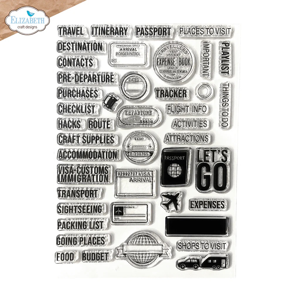Elizabeth - Clear stamps - Travel Journal