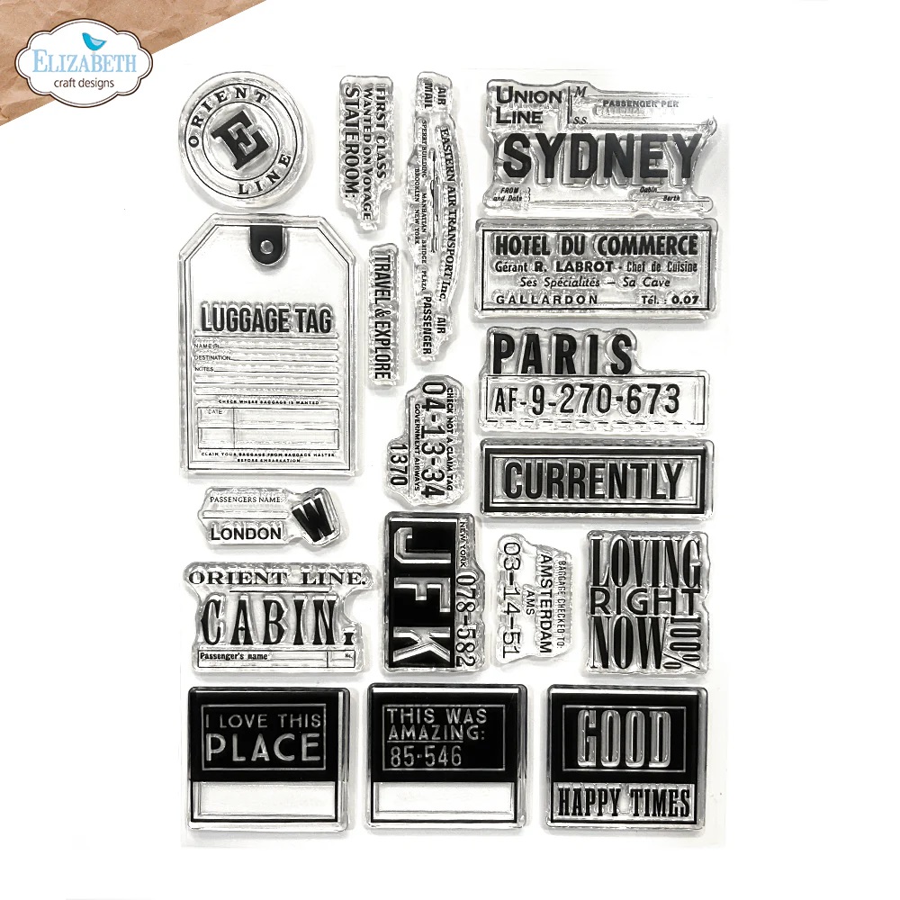 Elizabeth - Clear stamps - Travels from the past 3