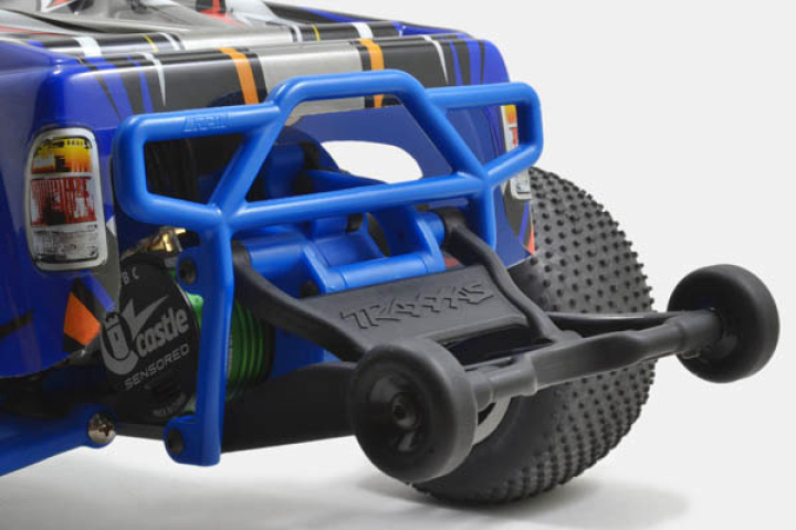 Rear Bumper for Rustler 2WD - Black - 2