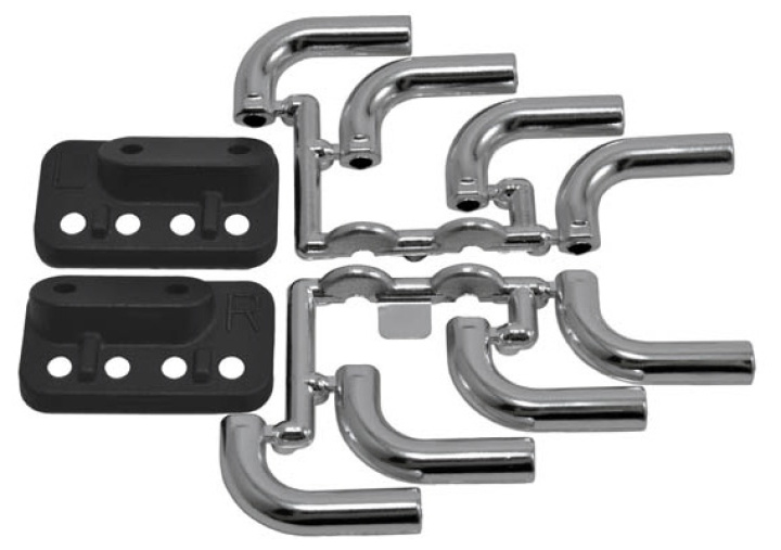 Zoomies Mock-Up Exhaust Headers - Chrome - 2