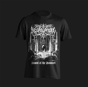 NECROPHOBIC - Dawn Of The Damned B/W T-shirt