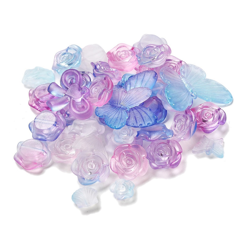 Akrylpärla figurmix pastell 20 g