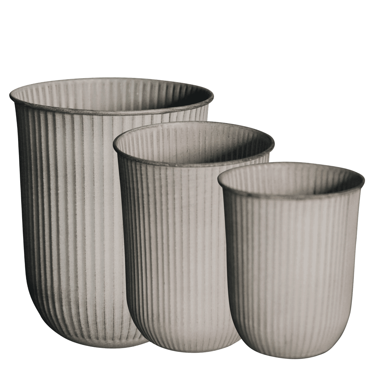 Out Stripe Pot 3-pack - Beige - DBKD - 2