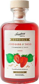 Sandberg Drinks Lab Jordgubb & Shiso Cordial