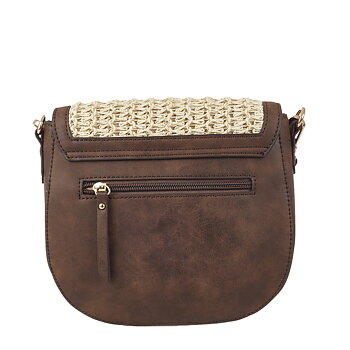 Ulrika Design - Straw Sadelbag Beige