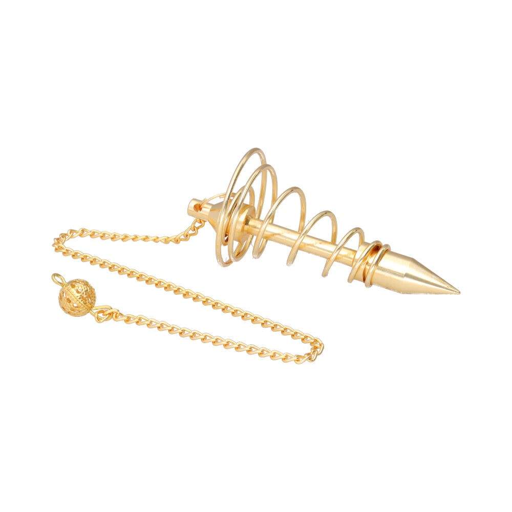 Spiral Pendel  i Brons, 65mm