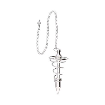 Spiral Pendel - Silver , 62mm