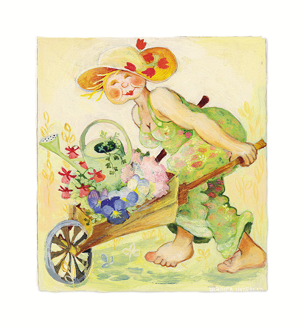 Birgitta Lindeblad Vykort - Flora