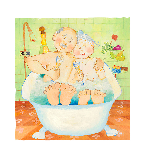 Birgitta Lindeblad Vykort - La dolce vita