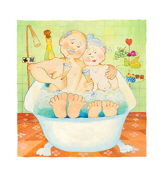 Birgitta Lindeblad Vykort - La dolce vita