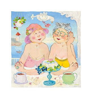 Birgitta Lindeblad Vykort - Verandan