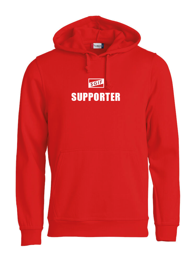 Clique Basic Hoody - SUPPORTER JR (Skivarps GIF)