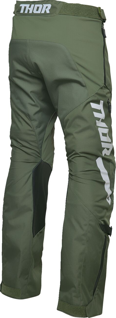 THOR Terrain Over-the-Boot Crossbyxor Charcoal Grey/ Military Green - 2