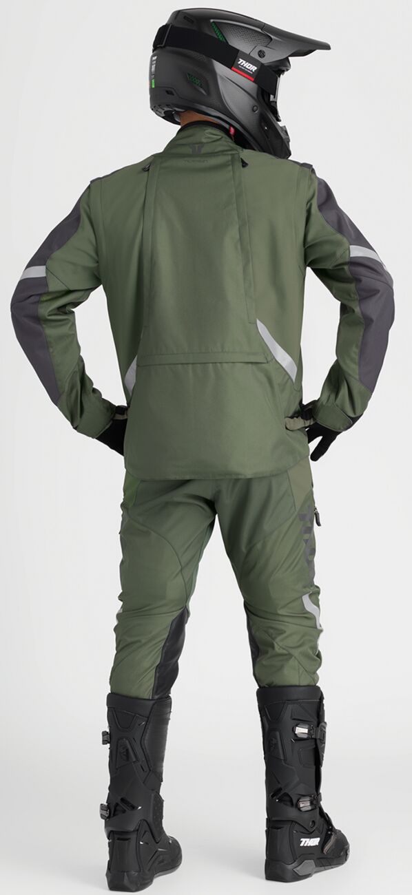 THOR Terrain In-the-Boot Crossbyxor Charcoal Grey/ Military Green - 6