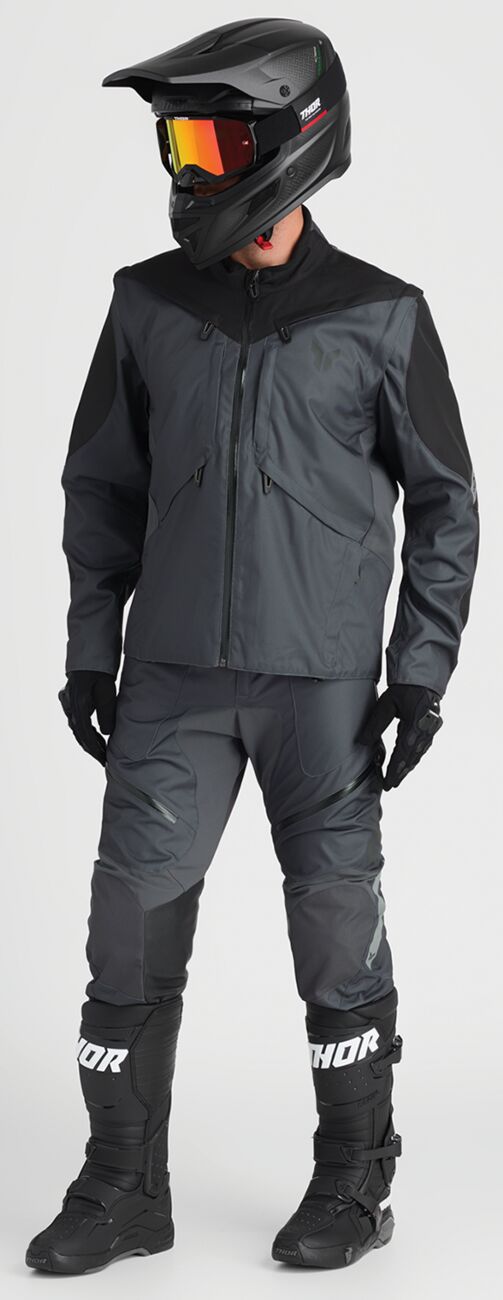 THOR Terrain In-the-Boot Crossbyxor Svart/ Charcoal Grey - 3