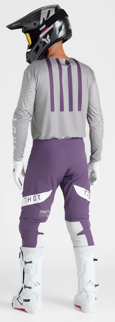 THOR SPORTMODE Flite Jersey Grey/ Purple/ White - 6