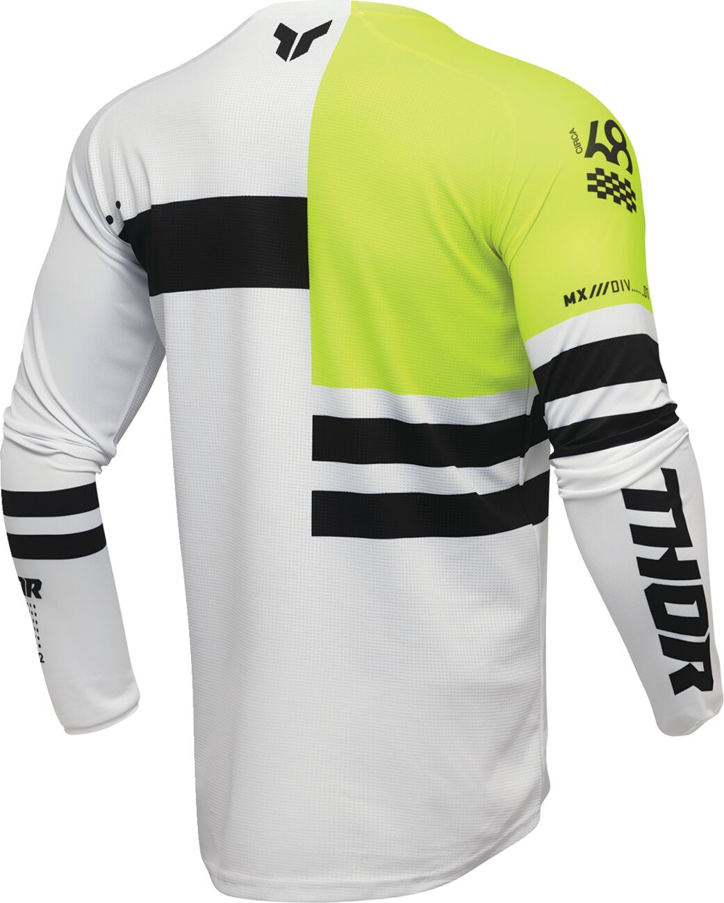 THOR LAUNCHMODE Dozer Crosströja Acid/ Svart/ Hi-Vis Gul/ Vit - 2