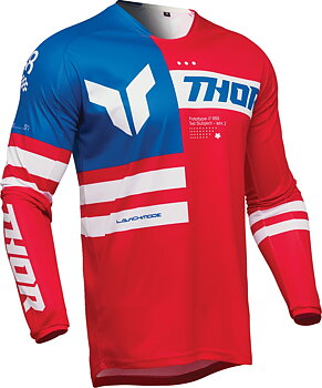 Camiseta LAUNCHMODE Patriot THOR Azul/ Rojo/ Blanco