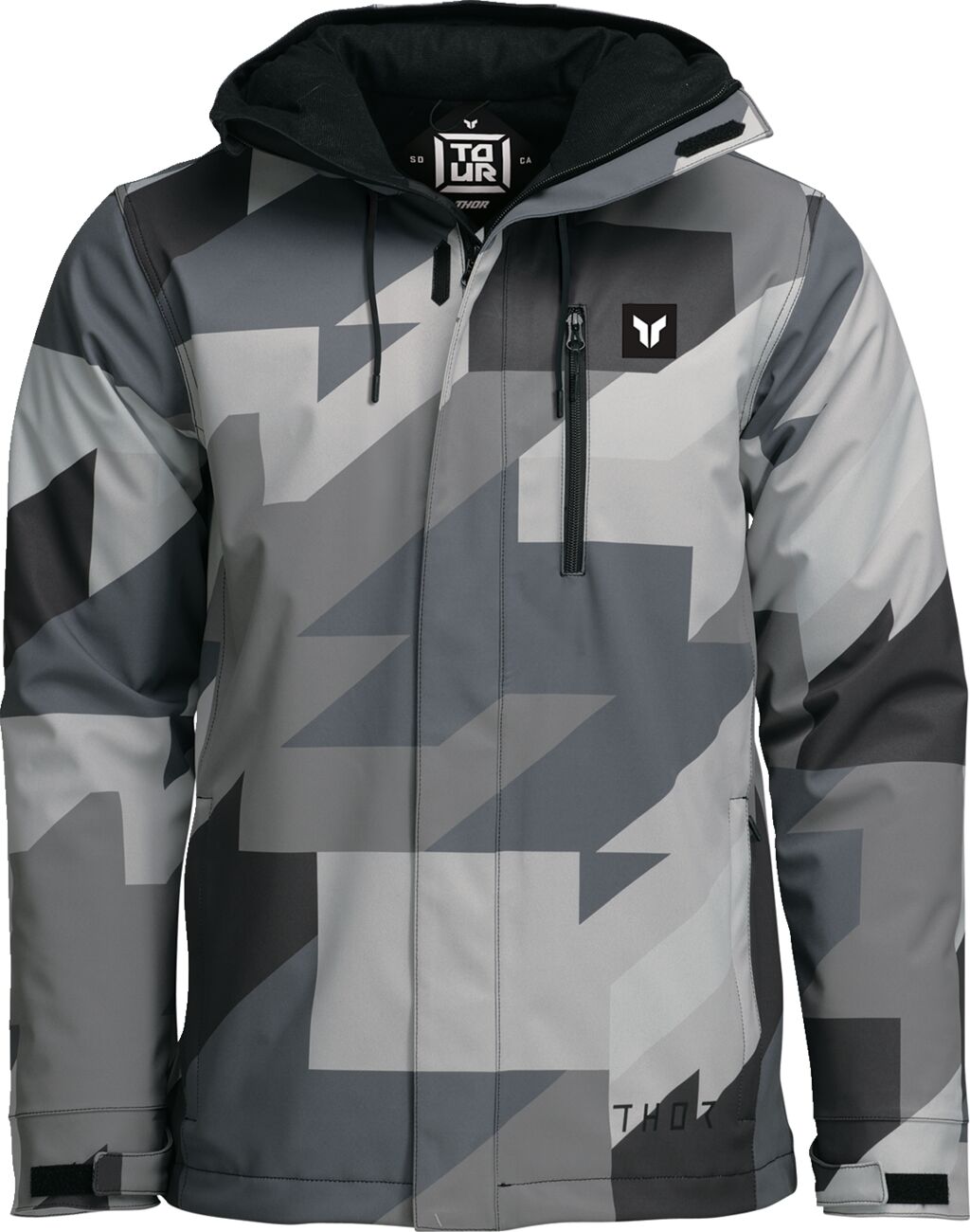 THOR Brave Tour Endurojacka Camo Black/ Dark Grey/ Grå - 2