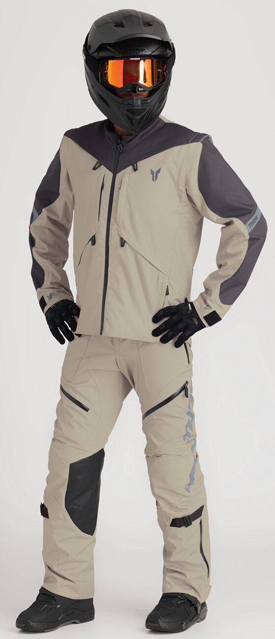 THOR Terrain Jacket Black/ Sand - 3