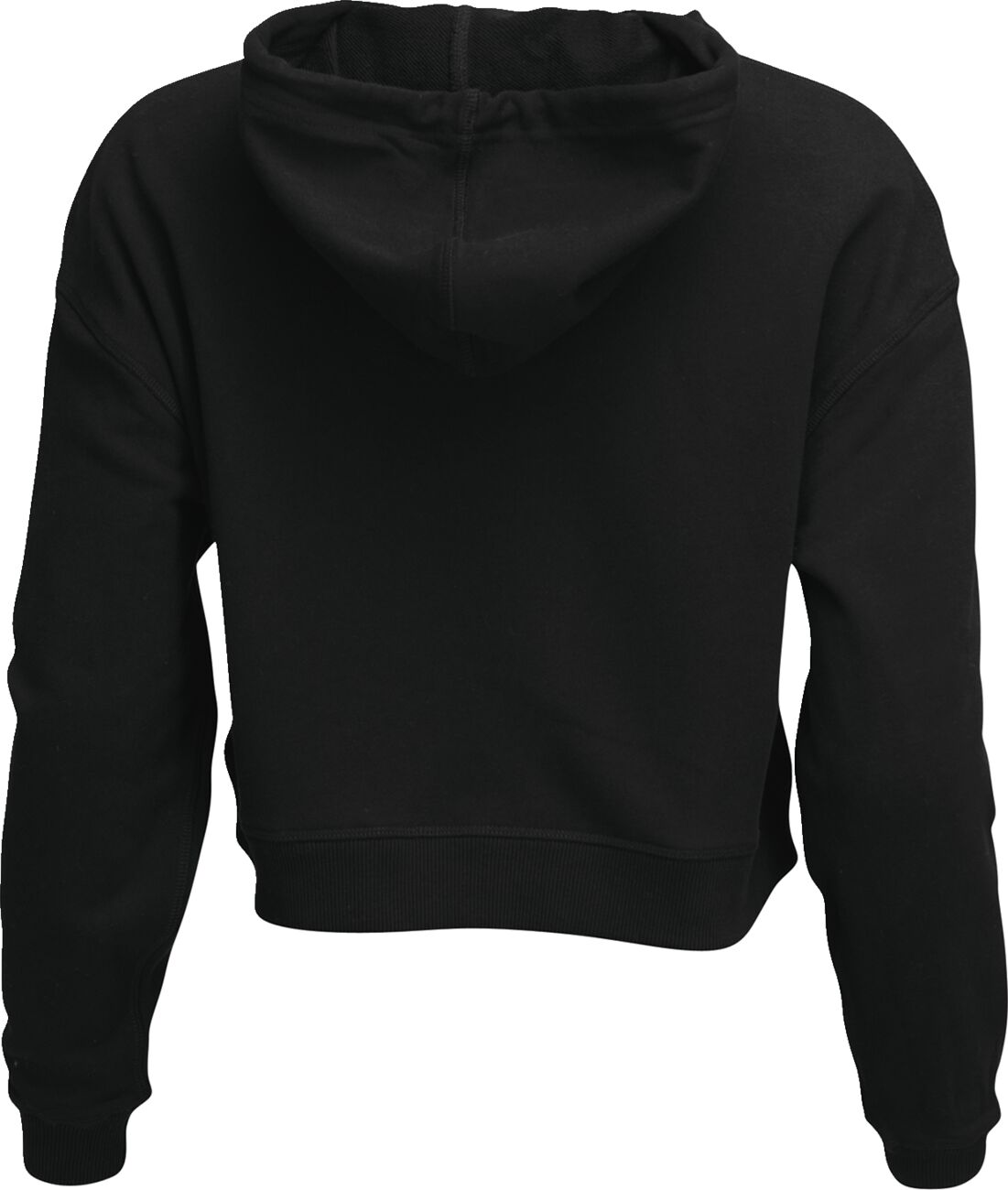 THOR Women's Noise Pullover Crop Hoodie Musta | Harmaa - 2