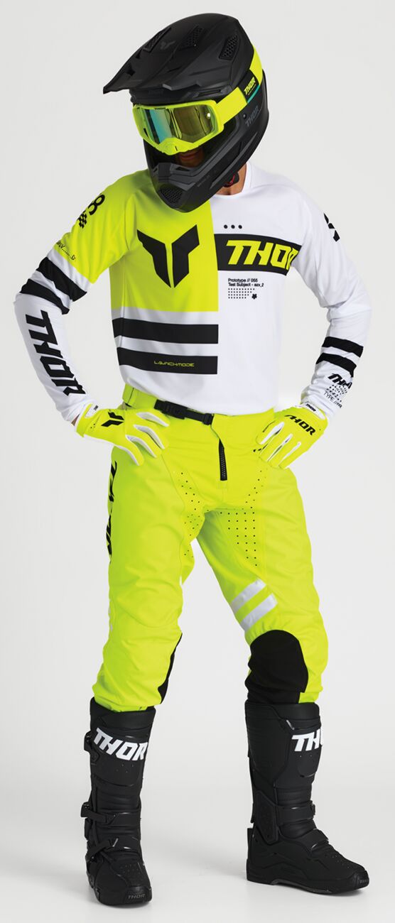 Guantes LAUNCHMODE THOR Acid/ Blanco - 6