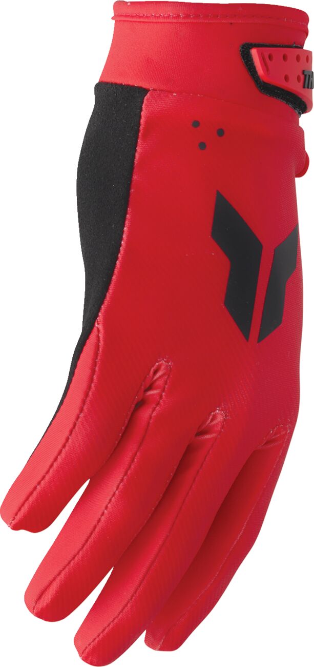 THOR LAUNCHMODE Gloves Black/ Red - 3