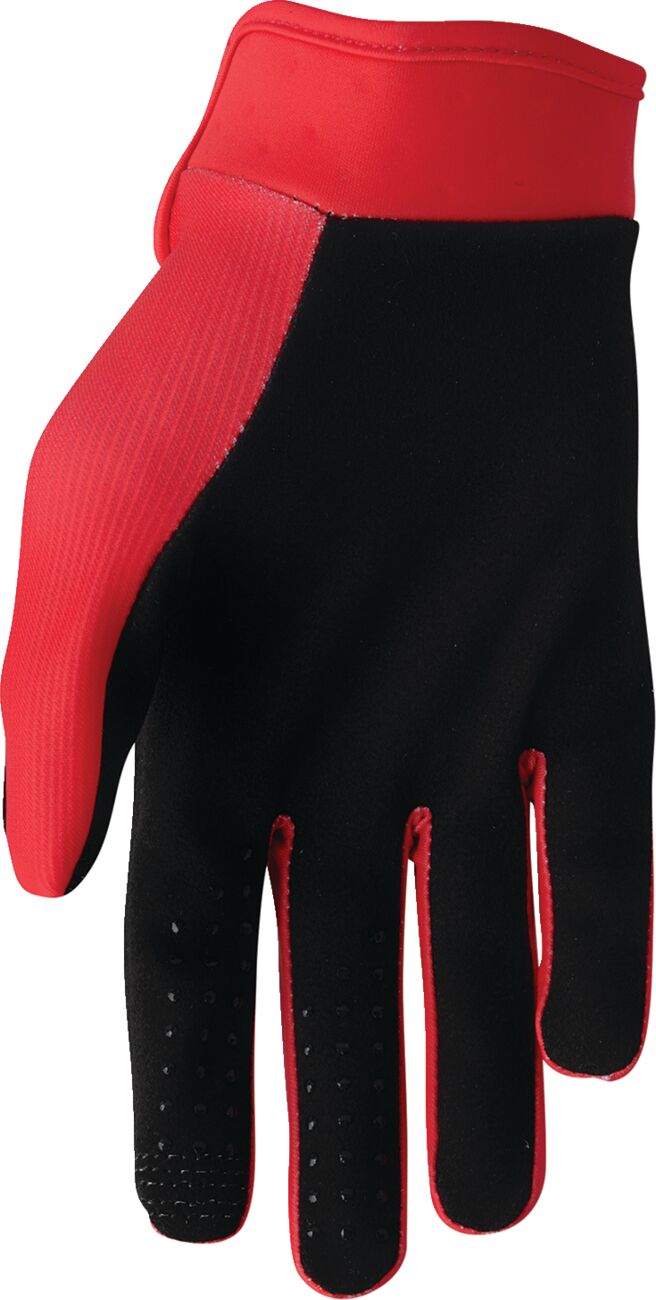 THOR LAUNCHMODE Gloves Black/ Red - 2