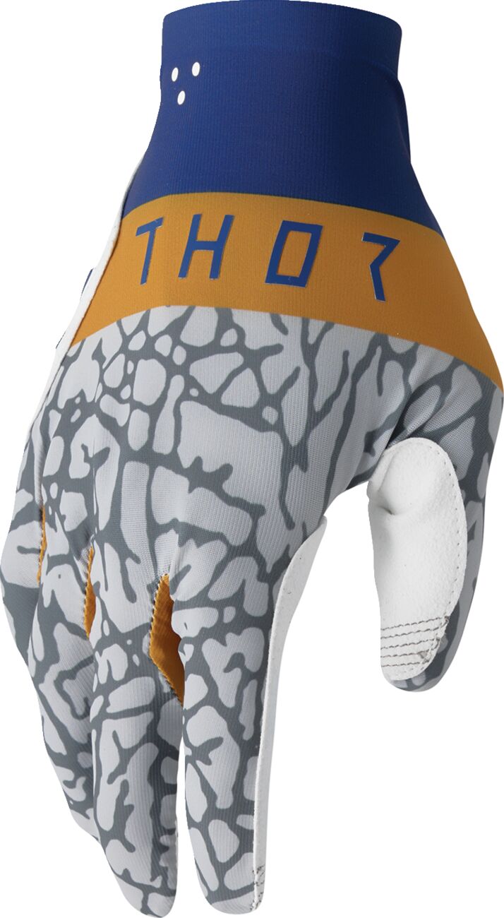 THOR SPORTMODE Bravo Handschuhe Copper/ Grau/ Blau/ Wieß